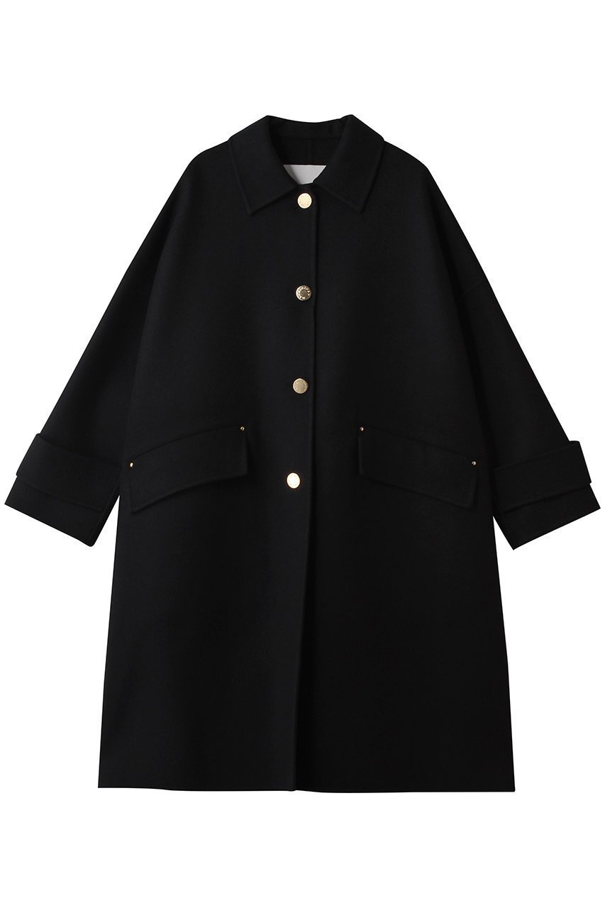 【マッキントッシュ/MACKINTOSH】のHUMBIE メタルボタン ダブルフェイス ロングコート インテリア・キッズ・メンズ・レディースファッション・服の通販 founy(ファニー) 　ファッション　Fashion　レディースファッション　Fashion for Women　アウター　Coat / Outerwear Collection　コート・ロングコート・ピーコート　Long Coats, Peacoats & More　クラシカル　Classical, Vintage-Inspired　シンプル　Simple, Minimal　ダブル　Double, Double-Breasted　デニム　Denim, Jeans Material　フェイス　Face, Facial Design　メタル　Metal, Metal Parts　モダン　Modern, Contemporary　ロング　Long, Long-Length　ブラック|ID: prp329100004658474 ipo3291000000034229722