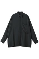 【イレーヴ/YLEVE】のレーヨンデシン シャツ 人気、トレンドファッション・服の通販 founy(ファニー) ファッション Fashion レディースファッション Fashion for Women トップス・カットソー Cut & Sew Tops シャツ・ブラウス・オフィスカジュアル Elegant Blouses & Button-Ups スラックス Slacks, Dress Pants スリーブ Sleeve, Long Sleeve / Short Sleeve デニム Denim, Jeans Material リラックス Relax, Relaxed Fit ロング Long, Long-Length エレガント 上品 Elegant thumbnail チャコール|ID: prp329100004658479 ipo3291000000036182411