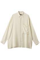 【イレーヴ/YLEVE】のレーヨンデシン シャツ 人気、トレンドファッション・服の通販 founy(ファニー) ファッション Fashion レディースファッション Fashion for Women トップス・カットソー Cut & Sew Tops シャツ・ブラウス・オフィスカジュアル Elegant Blouses & Button-Ups スラックス Slacks, Dress Pants スリーブ Sleeve, Long Sleeve / Short Sleeve デニム Denim, Jeans Material リラックス Relax, Relaxed Fit ロング Long, Long-Length エレガント 上品 Elegant thumbnail バター|ID: prp329100004658479 ipo3291000000036182412