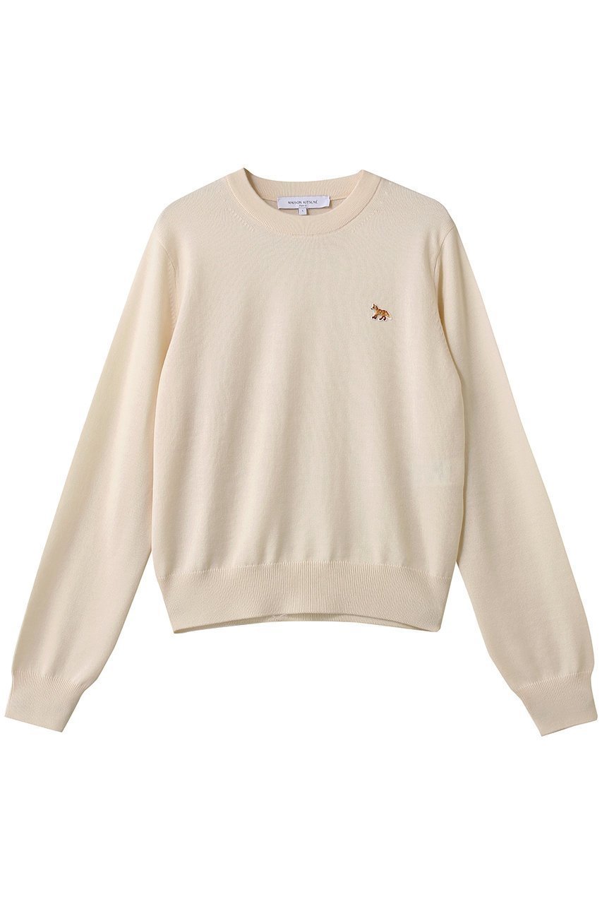 【メゾン キツネ/MAISON KITSUNE】のBABY FOX メリノ レギュラー ジャンパー インテリア・キッズ・メンズ・レディースファッション・服の通販 founy(ファニー) 　ファッション　Fashion　レディースファッション　Fashion for Women　トップス・カットソー　Cut & Sew Tops　ニット　Knit Tops & Sweaters　カジュアルプルオーバー・ニットトップス　Pullovers & Knit Tops / Casual Pullovers　なめらか　Smooth, Silky Texture　シンプル　Simple, Minimal　レギュラー　Regular, Standard Fit　パールピンク|ID: prp329100004658481 ipo3291000000036084954