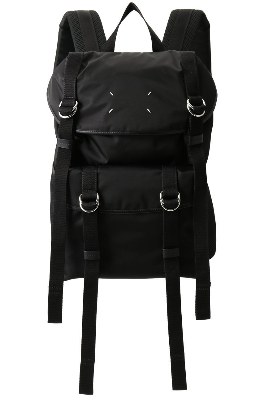 【メゾン マルジェラ/MAISON MARGIELA】の【UNISEX】HIGH TECH ミディアム バックパック インテリア・キッズ・メンズ・レディースファッション・服の通販 founy(ファニー) 　ファッション　Fashion　レディースファッション　Fashion for Women　バッグ　Bags　ユニセックス　Unisex, Genderless　ビジネス 仕事 通勤　Business / Work / Commuting　フロント　Front, Front Design　ポケット　Pocket, Pocket Detail　ラップ　Wrap, Wrap Design　リュック　Backpack, Rucksack　新作・新入荷　New Arrivals / New In　旅行　Travel　ブラック|ID: prp329100004658486 ipo3291000000033715370