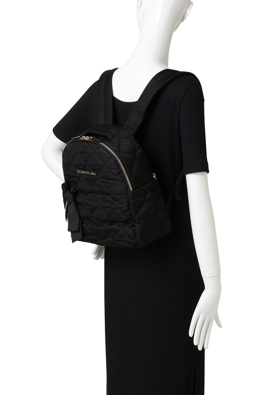 【ランバン オン ブルー/LANVIN en Bleu】のオルセー バデッドリュック 484642 人気、トレンドファッション・服の通販 founy(ファニー) 　ファッション　Fashion　レディースファッション　Fashion for Women　バッグ　Bags　キルティング　Quilted, Quilting　コンパクト　Compact, Small Size　シンプル　Simple, Minimal　ポケット　Pocket, Pocket Detail　リボン　Ribbon, Bow　リュック　Backpack, Rucksack　エレガント 上品　Elegant　other-2|ID: prp329100004658494 ipo3291000000035863125