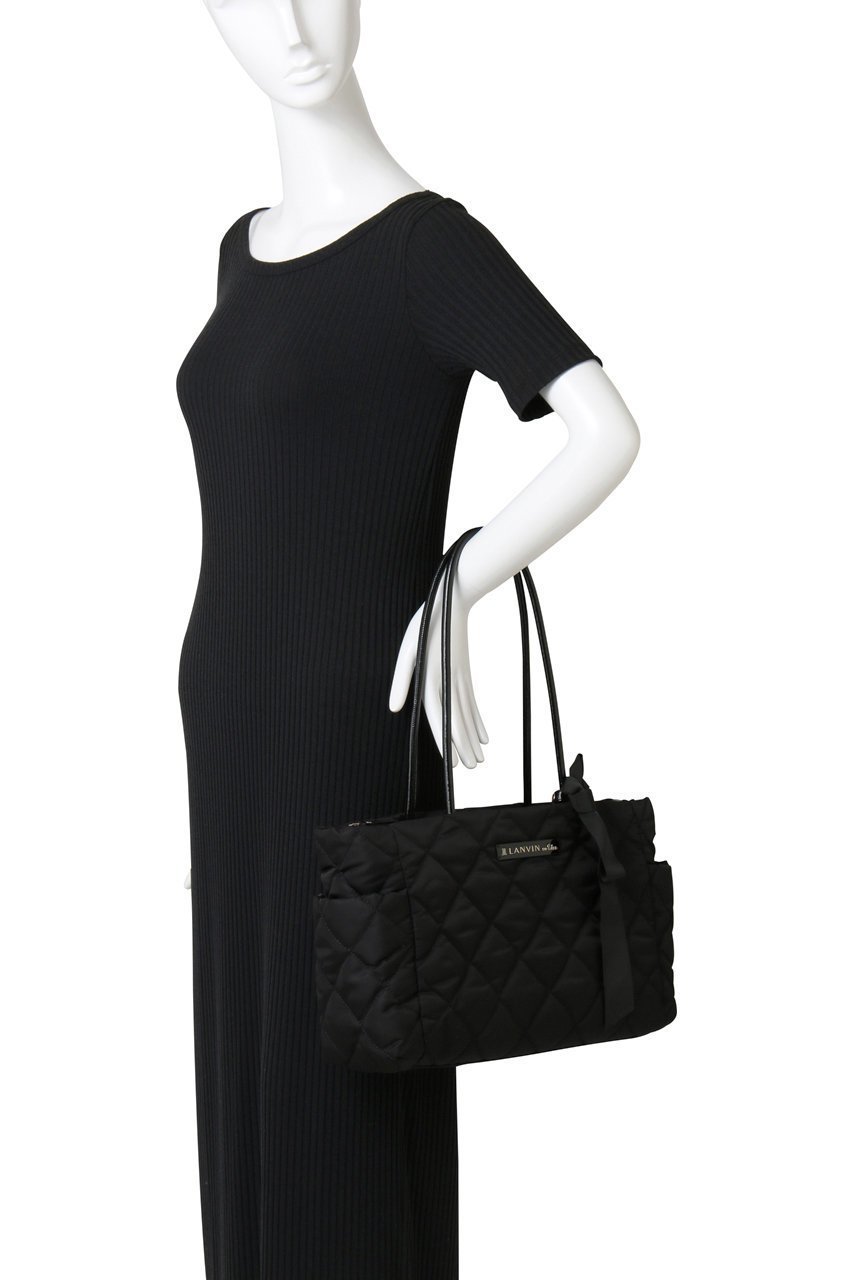 【ランバン オン ブルー/LANVIN en Bleu】のオルセー バデッドトート 484640 人気、トレンドファッション・服の通販 founy(ファニー) 　ファッション　Fashion　レディースファッション　Fashion for Women　バッグ　Bags　キルティング　Quilted, Quilting　ショルダー　Shoulder, Shoulder Strap　シンプル　Simple, Minimal　トレンド　Trend, Trending Now　ポケット　Pocket, Pocket Detail　リボン　Ribbon, Bow　エレガント 上品　Elegant　other-2|ID: prp329100004658495 ipo3291000000036923545