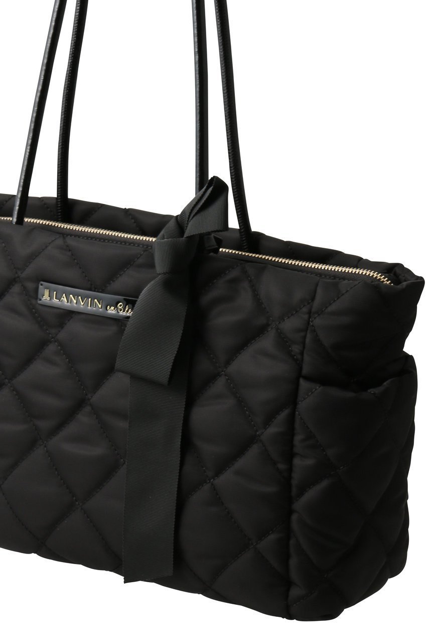 【ランバン オン ブルー/LANVIN en Bleu】のオルセー バデッドトート 484640 人気、トレンドファッション・服の通販 founy(ファニー) 　ファッション　Fashion　レディースファッション　Fashion for Women　バッグ　Bags　キルティング　Quilted, Quilting　ショルダー　Shoulder, Shoulder Strap　シンプル　Simple, Minimal　トレンド　Trend, Trending Now　ポケット　Pocket, Pocket Detail　リボン　Ribbon, Bow　エレガント 上品　Elegant　other-4|ID: prp329100004658495 ipo3291000000036923549