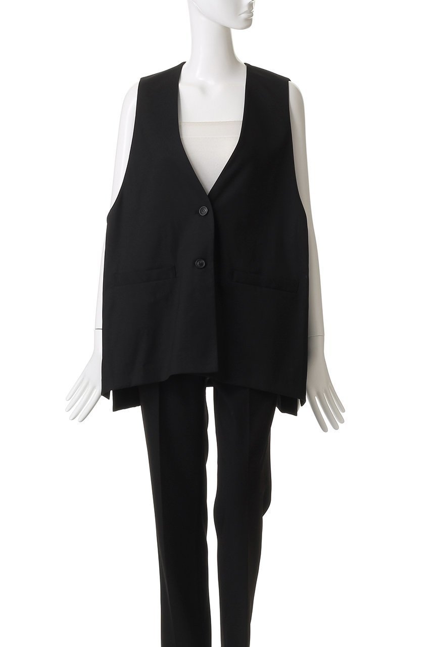 【ミズイロ インド/mizuiro ind】のdeep V neck wide vest ベスト 人気、トレンドファッション・服の通販 founy(ファニー) 　ファッション　Fashion　レディースファッション　Fashion for Women　アウター　Coat / Outerwear Collection　レディースジャケット・軽アウター　Jackets　ジャケット　Jacket, Outerwear　ベスト　Vest, Waistcoat　マニッシュ　Mannish, Boyish　新作・新入荷　New Arrivals / New In　other-2|ID: prp329100004658499 ipo3291000000033715461