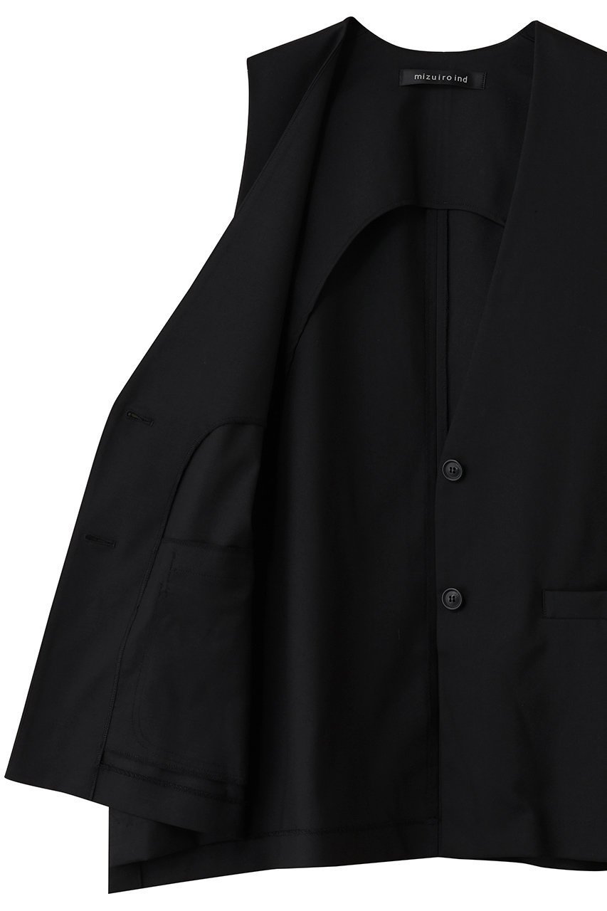【ミズイロ インド/mizuiro ind】のdeep V neck wide vest ベスト 人気、トレンドファッション・服の通販 founy(ファニー) 　ファッション　Fashion　レディースファッション　Fashion for Women　アウター　Coat / Outerwear Collection　レディースジャケット・軽アウター　Jackets　ジャケット　Jacket, Outerwear　ベスト　Vest, Waistcoat　マニッシュ　Mannish, Boyish　新作・新入荷　New Arrivals / New In　other-6|ID: prp329100004658499 ipo3291000000033715465