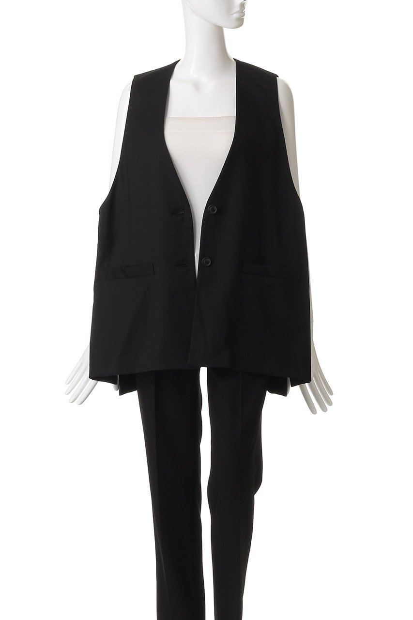 【ミズイロ インド/mizuiro ind】のdeep V neck wide vest ベスト 人気、トレンドファッション・服の通販 founy(ファニー) 　ファッション　Fashion　レディースファッション　Fashion for Women　アウター　Coat / Outerwear Collection　レディースジャケット・軽アウター　Jackets　ジャケット　Jacket, Outerwear　ベスト　Vest, Waistcoat　マニッシュ　Mannish, Boyish　新作・新入荷　New Arrivals / New In　other-7|ID: prp329100004658499 ipo3291000000033715466