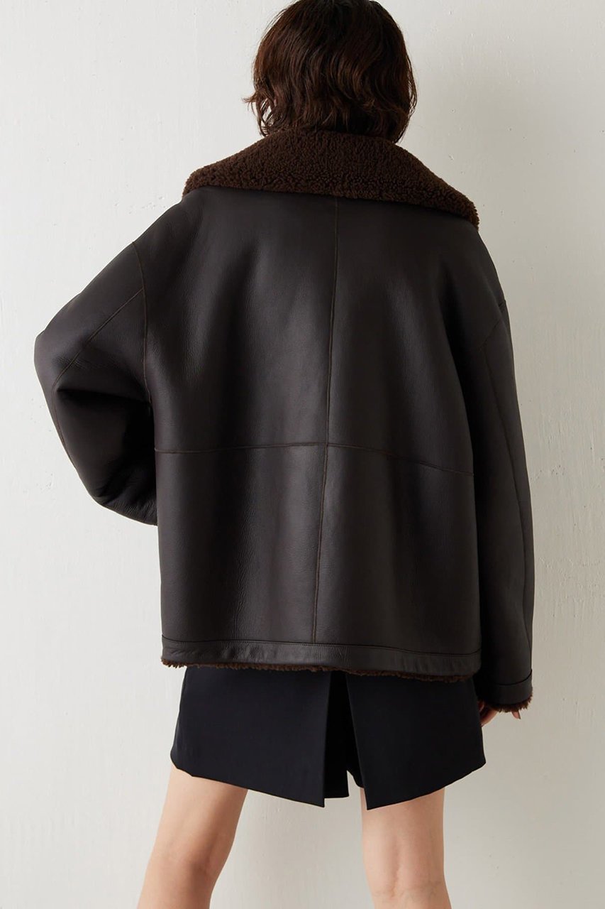 【ウィムガゼット/Whim Gazette】の【GEMINI】ムートンブルゾンコート 人気、トレンドファッション・服の通販 founy(ファニー) 　ファッション　Fashion　レディースファッション　Fashion for Women　アウター　Coat / Outerwear Collection　コート・ロングコート・ピーコート　Long Coats, Peacoats & More　ブルゾンジャケット・スポーティアウター　Blouson Jackets　スポーティ　Sporty, Casual Athletic　トレンド　Trend, Trending Now　ブルゾン　Blouson, Bomber Jacket　ムートン　Shearling, Mouton　新作・新入荷　New Arrivals / New In　other-4|ID: prp329100004658505 ipo3291000000033715517