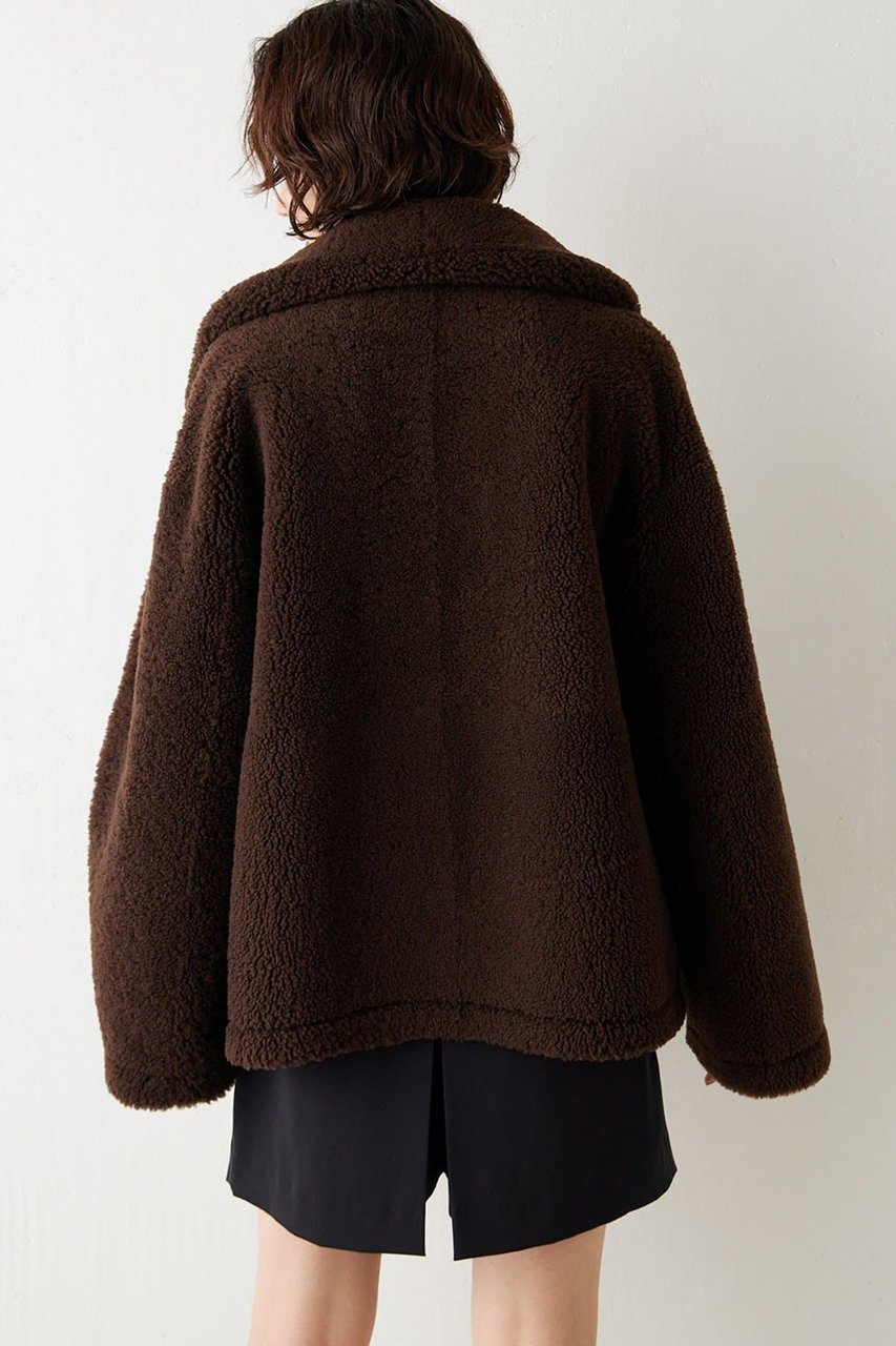 【ウィムガゼット/Whim Gazette】の【GEMINI】ムートンブルゾンコート 人気、トレンドファッション・服の通販 founy(ファニー) 　ファッション　Fashion　レディースファッション　Fashion for Women　アウター　Coat / Outerwear Collection　コート・ロングコート・ピーコート　Long Coats, Peacoats & More　ブルゾンジャケット・スポーティアウター　Blouson Jackets　スポーティ　Sporty, Casual Athletic　トレンド　Trend, Trending Now　ブルゾン　Blouson, Bomber Jacket　ムートン　Shearling, Mouton　新作・新入荷　New Arrivals / New In　other-6|ID: prp329100004658505 ipo3291000000033715519
