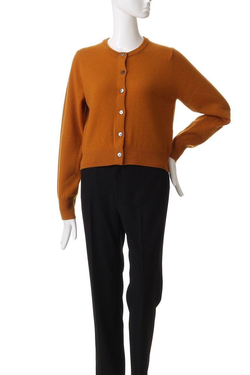 【ランバン オン ブルー/LANVIN en Bleu】のクルーネックニットカーディガン 人気、トレンドファッション・服の通販 founy(ファニー) 　ファッション　Fashion　レディースファッション　Fashion for Women　トップス・カットソー　Cut & Sew Tops　ニット　Knit Tops & Sweaters　カーディガン・羽織り　Layered Style Cardigans　カーディガン　Cardigan, Knitwear　ボトム　Bottoms, Lower Wear　羽織　Haori, Light Jacket　other-2|ID: prp329100004658509 ipo3291000000035878141