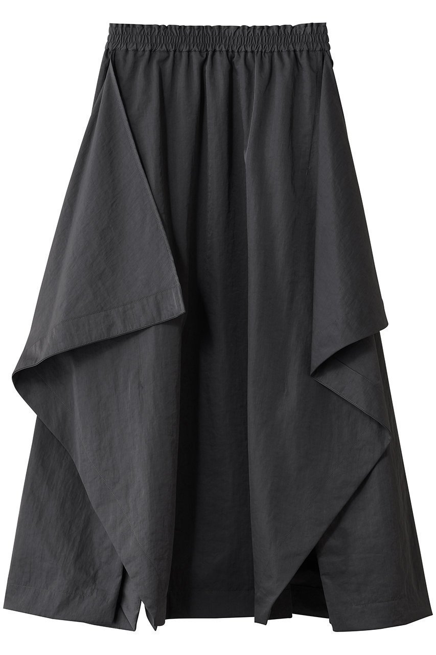 【ランバン オン ブルー/LANVIN en Bleu】のイレギュラーヘムスカート インテリア・キッズ・メンズ・レディースファッション・服の通販 founy(ファニー) 　ファッション　Fashion　レディースファッション　Fashion for Women　スカート　Skirts　ロングスカート　Long Skirts / Maxi & Midi Skirts　エレガント 上品　Elegant　ロング　Long, Long-Length　グレー|ID: prp329100004658510 ipo3291000000035863162