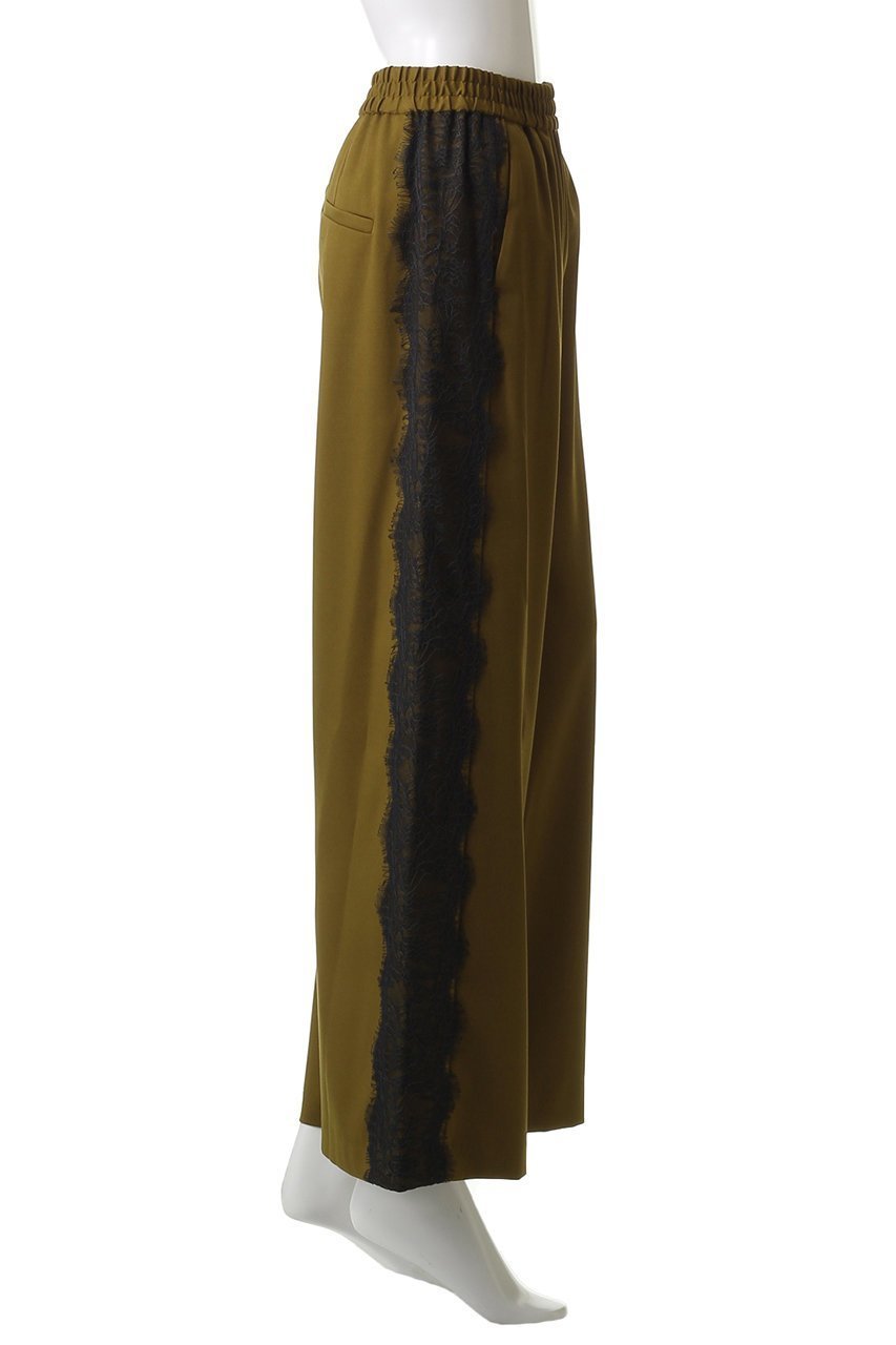 【ランバン オン ブルー/LANVIN en Bleu】のサイドレースウールゴムパンツ 人気、トレンドファッション・服の通販 founy(ファニー) 　ファッション　Fashion　レディースファッション　Fashion for Women　パンツ　Pants & Trousers　シンプル　Simple, Minimal　スポーティ　Sporty, Casual Athletic　フェミニン　Feminine, Girly　レース　Lace, Lace Fabric　エレガント 上品　Elegant　新作・新入荷　New Arrivals / New In　A/W・秋冬　Autumn/Winter　other-3|ID: prp329100004658511 ipo3291000000033715566