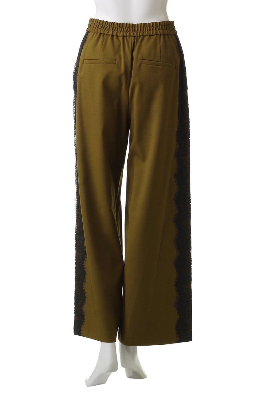 【ランバン オン ブルー/LANVIN en Bleu】のサイドレースウールゴムパンツ 人気、トレンドファッション・服の通販 founy(ファニー) 　ファッション　Fashion　レディースファッション　Fashion for Women　パンツ　Pants & Trousers　シンプル　Simple, Minimal　スポーティ　Sporty, Casual Athletic　フェミニン　Feminine, Girly　レース　Lace, Lace Fabric　エレガント 上品　Elegant　新作・新入荷　New Arrivals / New In　A/W・秋冬　Autumn/Winter　other-4|ID: prp329100004658511 ipo3291000000033715567