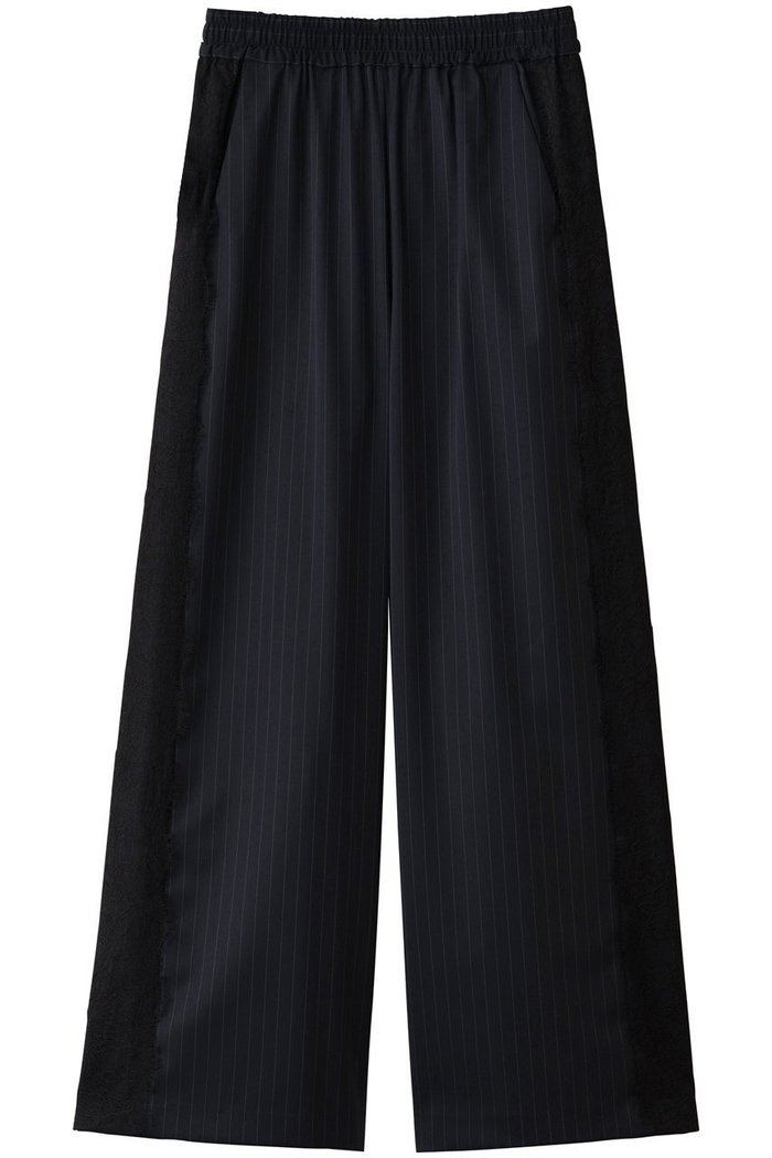 【ランバン オン ブルー/LANVIN en Bleu】のサイドレースウールゴムパンツ インテリア・キッズ・メンズ・レディースファッション・服の通販 founy(ファニー) https://founy.com/ ファッション Fashion レディースファッション Fashion for Women パンツ Pants & Trousers シンプル Simple, Minimal スポーティ Sporty, Casual Athletic フェミニン Feminine, Girly レース Lace, Lace Fabric エレガント 上品 Elegant A/W・秋冬 Autumn/Winter |ID: prp329100004658511 ipo3291000000035863168