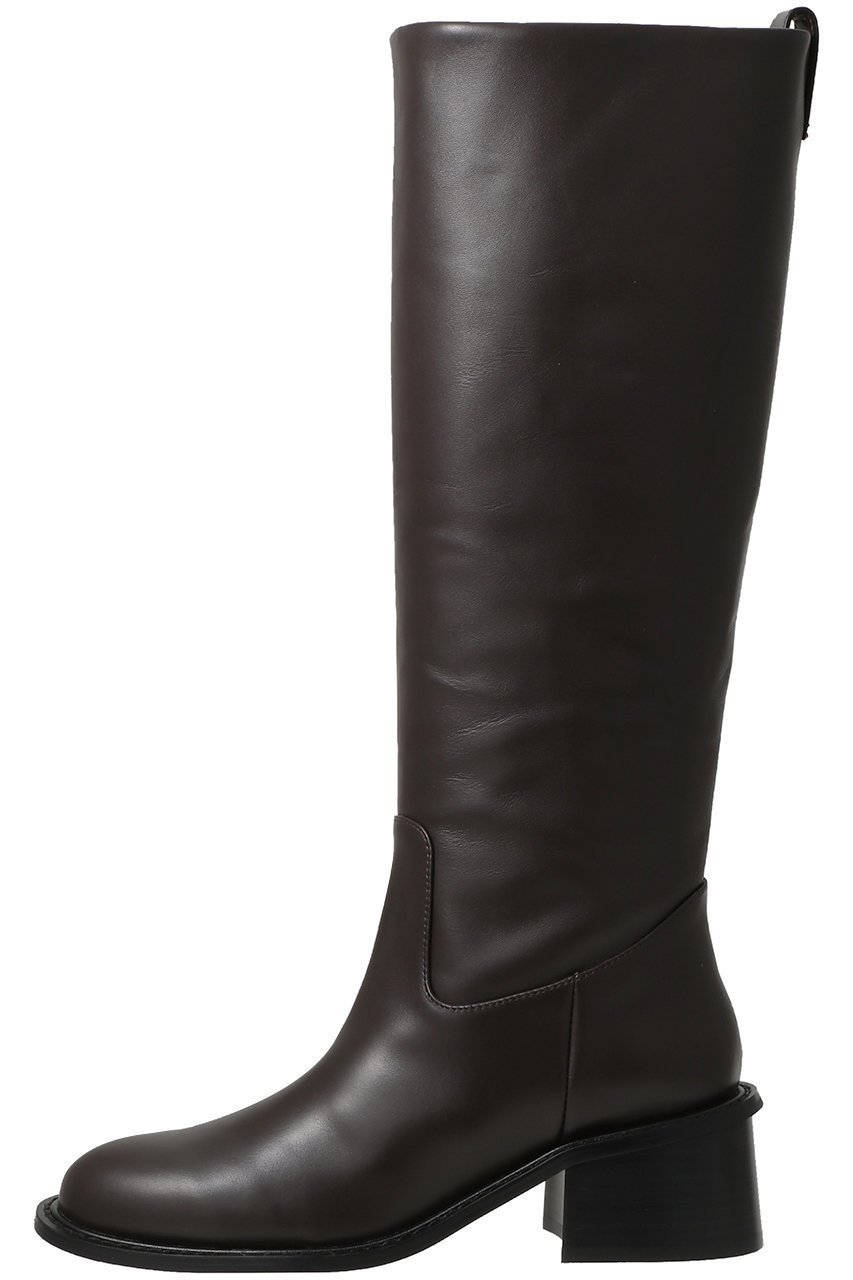 【ランバン オン ブルー/LANVIN en Bleu】のレザーロングブーツ インテリア・キッズ・メンズ・レディースファッション・服の通販 founy(ファニー) 　ファッション　Fashion　レディースファッション　Fashion for Women　なめらか　Smooth, Silky Texture　ストレート　Straight, Straight Cut　ビジネス 仕事 通勤　Business / Work / Commuting　ロング　Long, Long-Length　ブラウン|ID: prp329100004658513 ipo3291000000036692378