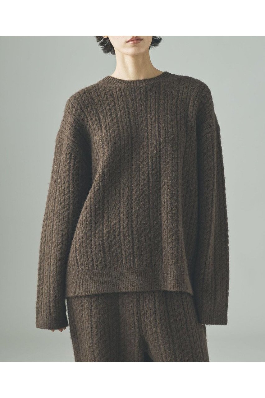【カレンソロジー/Curensology】のシャギーケーブルニットプルオーバー 人気、トレンドファッション・服の通販 founy(ファニー) 　ファッション　Fashion　レディースファッション　Fashion for Women　トップス・カットソー　Cut & Sew Tops　ニット　Knit Tops & Sweaters　カジュアルプルオーバー・ニットトップス　Pullovers & Knit Tops / Casual Pullovers　おすすめ　Recommended / Our Picks　シンプル　Simple, Minimal　ストレッチ　Stretch, Stretchy Fabric　セットアップ　Set-Up, Coordinated Outfit　ベーシック　Basic, Essential　ボトム　Bottoms, Lower Wear　ランダム　Random, Irregular　新作・新入荷　New Arrivals / New In　other-2|ID: prp329100004658514 ipo3291000000033715587