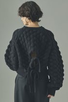 【カレンソロジー/Curensology】のポコポコバックリボンニットプルオーバー ブラック|ID: prp329100004658515 ipo3291000000035863184