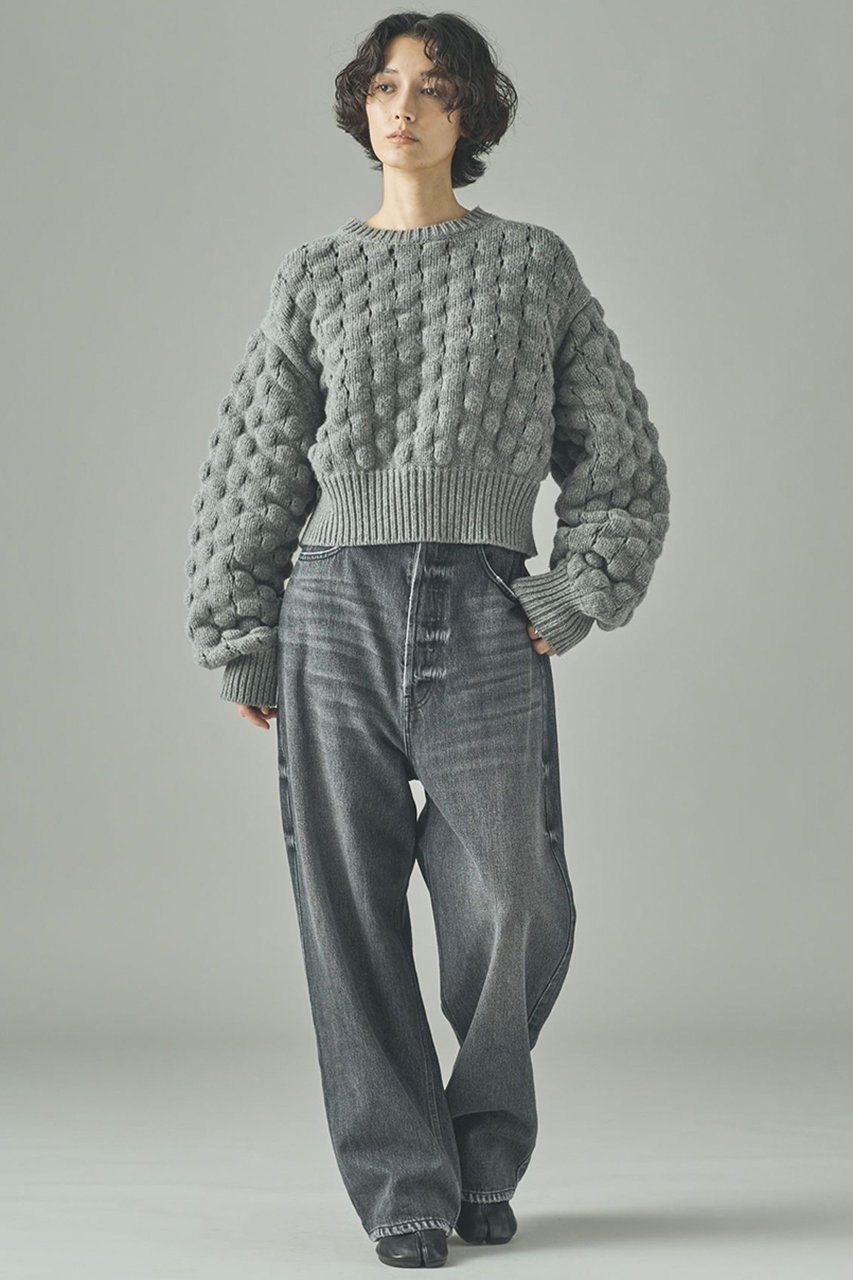 【カレンソロジー/Curensology】のポコポコバックリボンニットプルオーバー 人気、トレンドファッション・服の通販 founy(ファニー) 　ファッション　Fashion　レディースファッション　Fashion for Women　トップス・カットソー　Cut & Sew Tops　ニット　Knit Tops & Sweaters　カジュアルプルオーバー・ニットトップス　Pullovers & Knit Tops / Casual Pullovers　おすすめ　Recommended / Our Picks　インナー　Innerwear　カットソー　Cut and Sewn Top　リボン　Ribbon, Bow　other-6|ID: prp329100004658515 ipo3291000000035863190