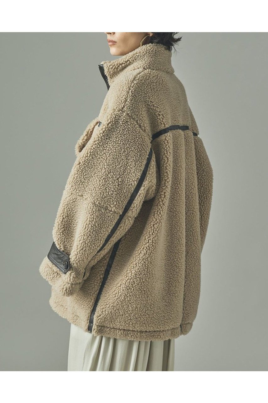 【カレンソロジー/Curensology】のボアブルゾン 人気、トレンドファッション・服の通販 founy(ファニー) 　ファッション　Fashion　レディースファッション　Fashion for Women　アウター　Coat / Outerwear Collection　レディースジャケット・軽アウター　Jackets　ブルゾンジャケット・スポーティアウター　Blouson Jackets　おすすめ　Recommended / Our Picks　インナー　Innerwear　ジャケット　Jacket, Outerwear　フェイクレザー　Faux Leather, PU Leather　ブルゾン　Blouson, Bomber Jacket　冬　Winter / This Winter　新作・新入荷　New Arrivals / New In　防寒　Cold Protection, Winter-Ready　other-4|ID: prp329100004658518 ipo3291000000033715624