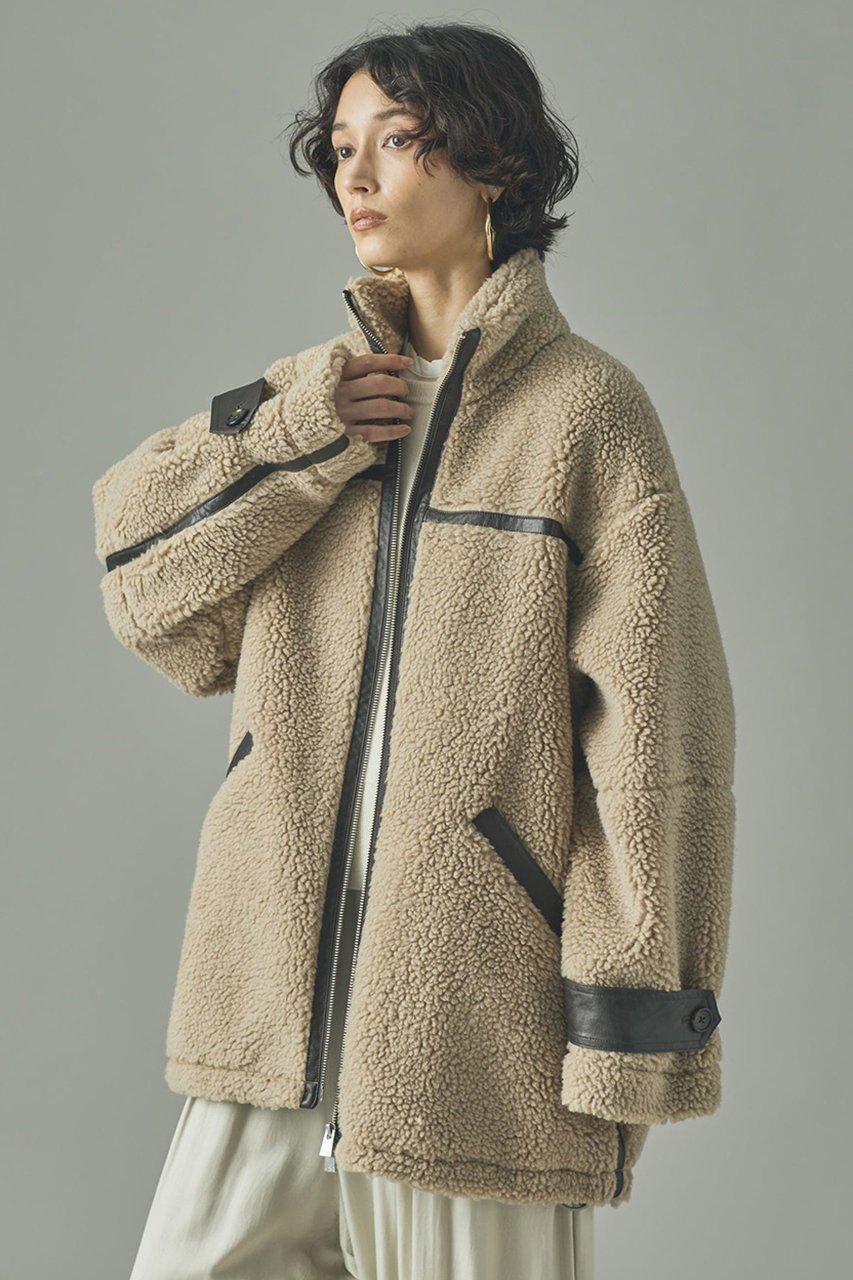 【カレンソロジー/Curensology】のボアブルゾン 人気、トレンドファッション・服の通販 founy(ファニー) 　ファッション　Fashion　レディースファッション　Fashion for Women　アウター　Coat / Outerwear Collection　レディースジャケット・軽アウター　Jackets　ブルゾンジャケット・スポーティアウター　Blouson Jackets　おすすめ　Recommended / Our Picks　インナー　Innerwear　ジャケット　Jacket, Outerwear　フェイクレザー　Faux Leather, PU Leather　ブルゾン　Blouson, Bomber Jacket　冬　Winter / This Winter　防寒　Cold Protection, Winter-Ready　other-3|ID: prp329100004658518 ipo3291000000036085019