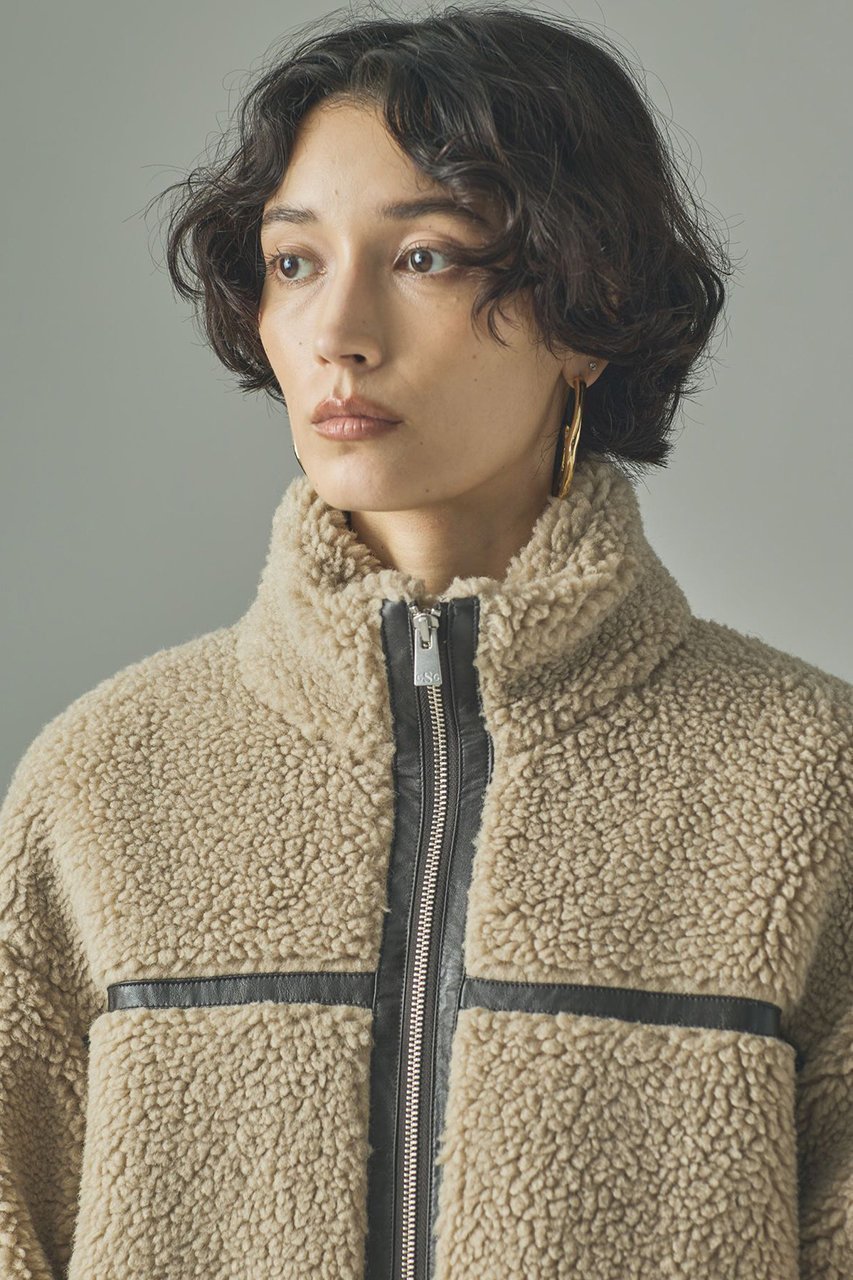 【カレンソロジー/Curensology】のボアブルゾン 人気、トレンドファッション・服の通販 founy(ファニー) 　ファッション　Fashion　レディースファッション　Fashion for Women　アウター　Coat / Outerwear Collection　レディースジャケット・軽アウター　Jackets　ブルゾンジャケット・スポーティアウター　Blouson Jackets　おすすめ　Recommended / Our Picks　インナー　Innerwear　ジャケット　Jacket, Outerwear　フェイクレザー　Faux Leather, PU Leather　ブルゾン　Blouson, Bomber Jacket　冬　Winter / This Winter　防寒　Cold Protection, Winter-Ready　other-6|ID: prp329100004658518 ipo3291000000036085022