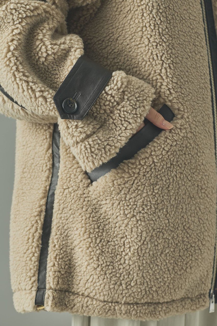 【カレンソロジー/Curensology】のボアブルゾン 人気、トレンドファッション・服の通販 founy(ファニー) 　ファッション　Fashion　レディースファッション　Fashion for Women　アウター　Coat / Outerwear Collection　レディースジャケット・軽アウター　Jackets　ブルゾンジャケット・スポーティアウター　Blouson Jackets　おすすめ　Recommended / Our Picks　インナー　Innerwear　ジャケット　Jacket, Outerwear　フェイクレザー　Faux Leather, PU Leather　ブルゾン　Blouson, Bomber Jacket　冬　Winter / This Winter　防寒　Cold Protection, Winter-Ready　other-8|ID: prp329100004658518 ipo3291000000036085024