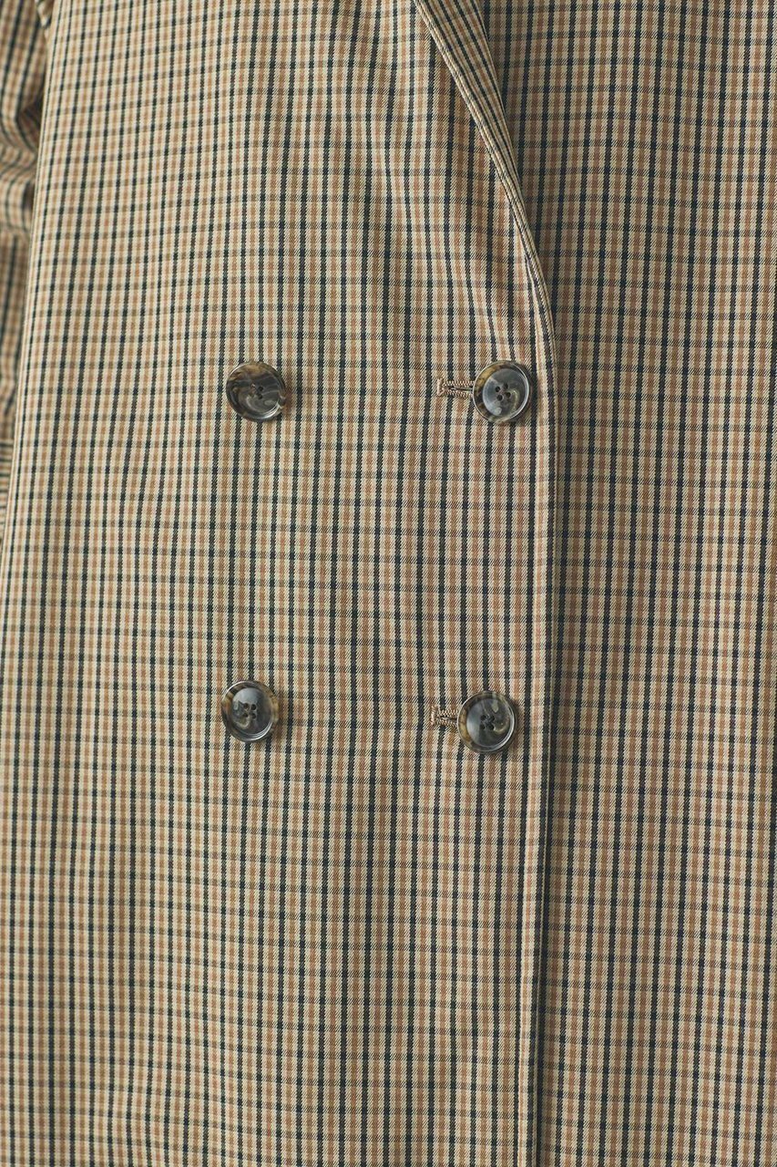 【カレンソロジー/Curensology】のガンクラブチェックコート 人気、トレンドファッション・服の通販 founy(ファニー) 　ファッション　Fashion　レディースファッション　Fashion for Women　アウター　Coat / Outerwear Collection　コート・ロングコート・ピーコート　Long Coats, Peacoats & More　スウェット / スエット　Sweatshirt, Sweatwear　スタンド　Stand Collar, Upright Stand　チェック　Check, Plaid, Tartan　トレンチ　Trench, Trench Coat　モダン　Modern, Contemporary　ロング　Long, Long-Length　エレガント 上品　Elegant　日本製　Made In Japan　軽量　Lightweight, Ultra Light　other-6|ID: prp329100004658521 ipo3291000000036085036