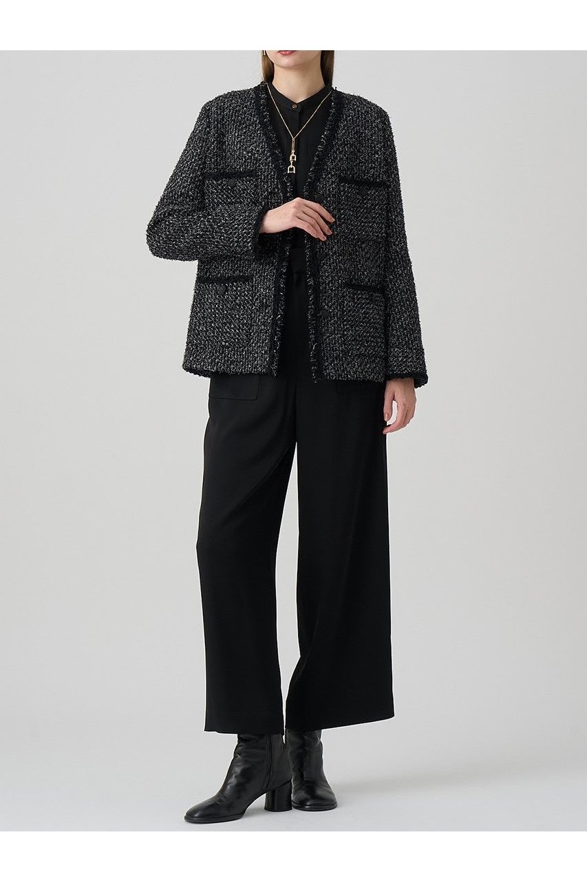 【アナイ/ANAYI】のラメファンシーツイード4ポケット ジャケット 人気、トレンドファッション・服の通販 founy(ファニー) 　ファッション　Fashion　レディースファッション　Fashion for Women　アウター　Coat / Outerwear Collection　レディースジャケット・軽アウター　Jackets　おすすめ　Recommended / Our Picks　ジャケット　Jacket, Outerwear　ツイード　Twill, Twill Weave　バランス　Balance, Style Balance　ポケット　Pocket, Pocket Detail　ミニスカート　Mini Skirt, Short Skirt　メランジ　Melange, Mixed Yarn　モノトーン　Monotone, Black and White　新作・新入荷　New Arrivals / New In　other-8|ID: prp329100004658525 ipo3291000000033715695
