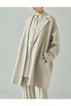 【カレンソロジー/Curensology】の〈C.S.G〉ウールカシミヤビーバーコート アイボリー|ID:prp329100004658526