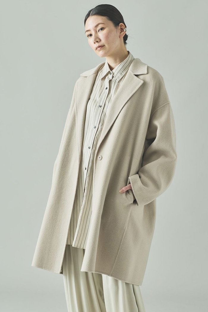 【カレンソロジー/Curensology】の〈C.S.G〉ウールカシミヤビーバーコート インテリア・キッズ・メンズ・レディースファッション・服の通販 founy(ファニー) https://founy.com/ ファッション Fashion レディースファッション Fashion for Women アウター Coat / Outerwear Collection コート・ロングコート・ピーコート Long Coats, Peacoats & More なめらか Smooth, Silky Texture トレンド Trend, Trending Now ロング Long, Long-Length 再入荷 Restock / Back in Stock 定番 Standard, Basic Item |ID: prp329100004658526 ipo3291000000035492710