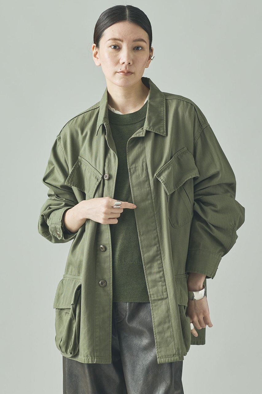 【カレンソロジー/Curensology】の〈&RC〉ヴィンテージライクファティーグジャケット 人気、トレンドファッション・服の通販 founy(ファニー) 　ファッション　Fashion　レディースファッション　Fashion for Women　アウター　Coat / Outerwear Collection　レディースジャケット・軽アウター　Jackets　おすすめ　Recommended / Our Picks　ジャケット　Jacket, Outerwear　セットアップ　Set-Up, Coordinated Outfit　トレンド　Trend, Trending Now　ポケット　Pocket, Pocket Detail　other-2|ID: prp329100004658527 ipo3291000000036085040