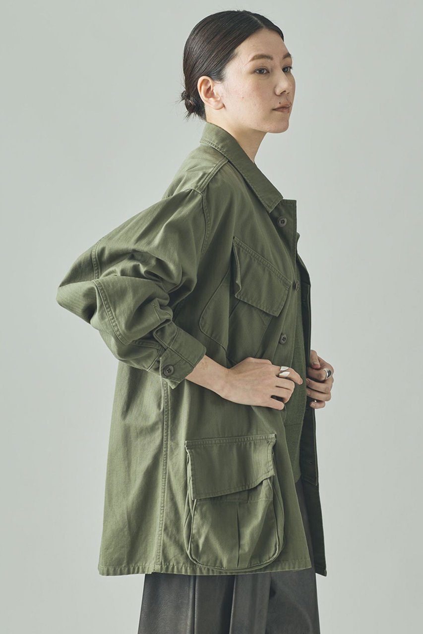 【カレンソロジー/Curensology】の〈&RC〉ヴィンテージライクファティーグジャケット 人気、トレンドファッション・服の通販 founy(ファニー) 　ファッション　Fashion　レディースファッション　Fashion for Women　アウター　Coat / Outerwear Collection　レディースジャケット・軽アウター　Jackets　おすすめ　Recommended / Our Picks　ジャケット　Jacket, Outerwear　セットアップ　Set-Up, Coordinated Outfit　トレンド　Trend, Trending Now　ポケット　Pocket, Pocket Detail　other-3|ID: prp329100004658527 ipo3291000000036085041