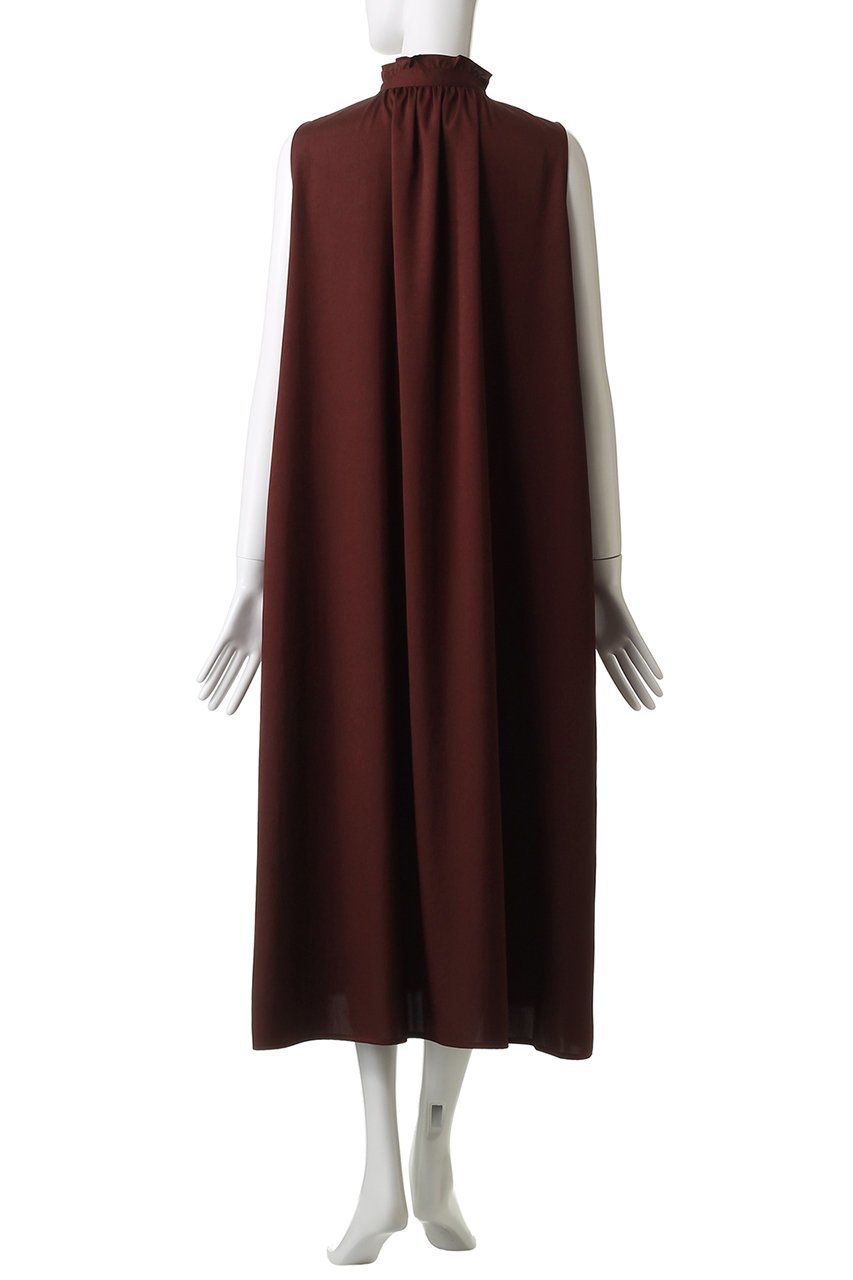 【スリー ドッツ/three dots】のシルキーツイル ギャザードレス 人気、トレンドファッション・服の通販 founy(ファニー) 　ファッション　Fashion　レディースファッション　Fashion for Women　ワンピース　Dresses　フォーマル・パーティードレス・結婚式用ドレス　Elegant & Casual Dresses　チュニック　Tunic Tops & Dresses　ギャザー　Gathered, Ruffled　シンプル　Simple, Minimal　ストレート　Straight, Straight Cut　チュニック　Tunic, Long Top　ドレス　Dress, One-Piece　フリル　Frill, Ruffle　リュクス　Luxury, Elegant, High-End, Chic　ロング　Long, Long-Length　エレガント 上品　Elegant　新作・新入荷　New Arrivals / New In　other-4|ID: prp329100004658529 ipo3291000000033715726