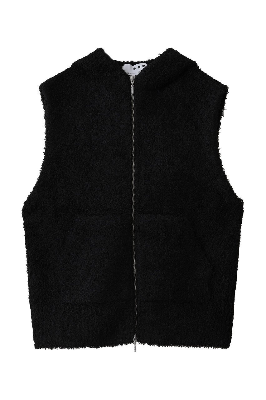 【スリー ドッツ/three dots】のフェザーウール ベスト インテリア・キッズ・メンズ・レディースファッション・服の通販 founy(ファニー) 　ファッション　Fashion　レディースファッション　Fashion for Women　アウター　Coat / Outerwear Collection　レディースジャケット・軽アウター　Jackets　エレガント 上品　Elegant　ジャケット　Jacket, Outerwear　スリーブ　Sleeve, Long Sleeve / Short Sleeve　デニム　Denim, Jeans Material　フェザー　Feather, Feather Detail　フレンチ　French, French Style　ベスト　Vest, Waistcoat　新作・新入荷　New Arrivals / New In　A/W・秋冬　Autumn/Winter　ブラック|ID: prp329100004658530 ipo3291000000033715730