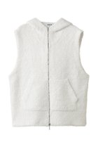 【スリー ドッツ/three dots】のフェザーウール ベスト オフホワイト|ID: prp329100004658530 ipo3291000000035863239