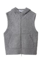【スリー ドッツ/three dots】のフェザーウール ベスト グレー|ID: prp329100004658530 ipo3291000000035863241