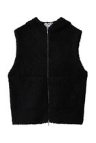 【スリー ドッツ/three dots】のフェザーウール ベスト ブラック|ID:prp329100004658530