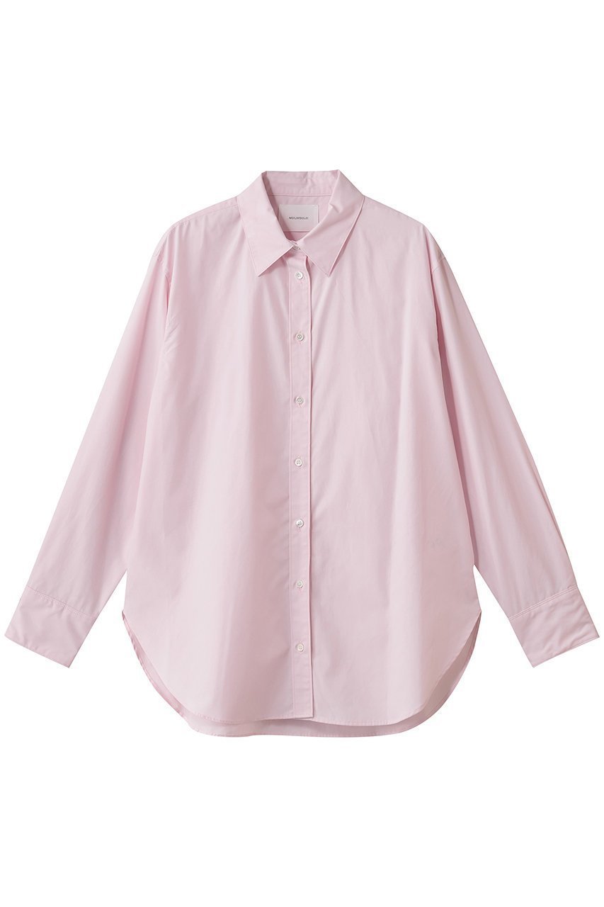 【ミディウミソリッド/MIDIUMISOLID】のbasic shirt シャツ インテリア・キッズ・メンズ・レディースファッション・服の通販 founy(ファニー) 　ファッション　Fashion　レディースファッション　Fashion for Women　トップス・カットソー　Cut & Sew Tops　シャツ・ブラウス・オフィスカジュアル　Elegant Blouses & Button-Ups　スリーブ　Sleeve, Long Sleeve / Short Sleeve　ベーシック　Basic, Essential　ロング　Long, Long-Length　エレガント 上品　Elegant　新作・新入荷　New Arrivals / New In　pink|ID: prp329100004658533 ipo3291000000033715757