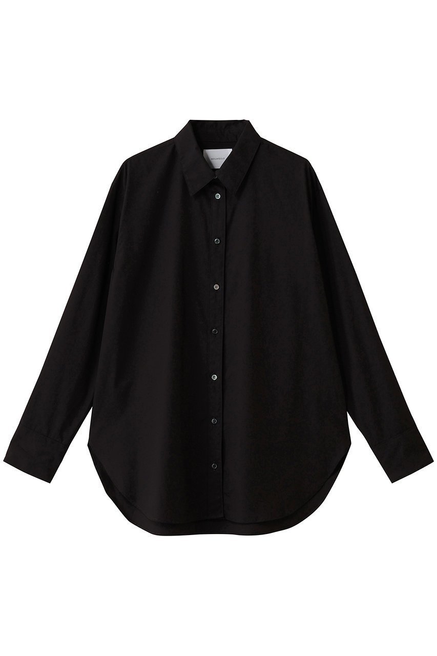 【ミディウミソリッド/MIDIUMISOLID】のbasic shirt シャツ インテリア・キッズ・メンズ・レディースファッション・服の通販 founy(ファニー) 　ファッション　Fashion　レディースファッション　Fashion for Women　トップス・カットソー　Cut & Sew Tops　シャツ・ブラウス・オフィスカジュアル　Elegant Blouses & Button-Ups　スリーブ　Sleeve, Long Sleeve / Short Sleeve　ベーシック　Basic, Essential　ロング　Long, Long-Length　エレガント 上品　Elegant　新作・新入荷　New Arrivals / New In　black|ID: prp329100004658533 ipo3291000000033715758