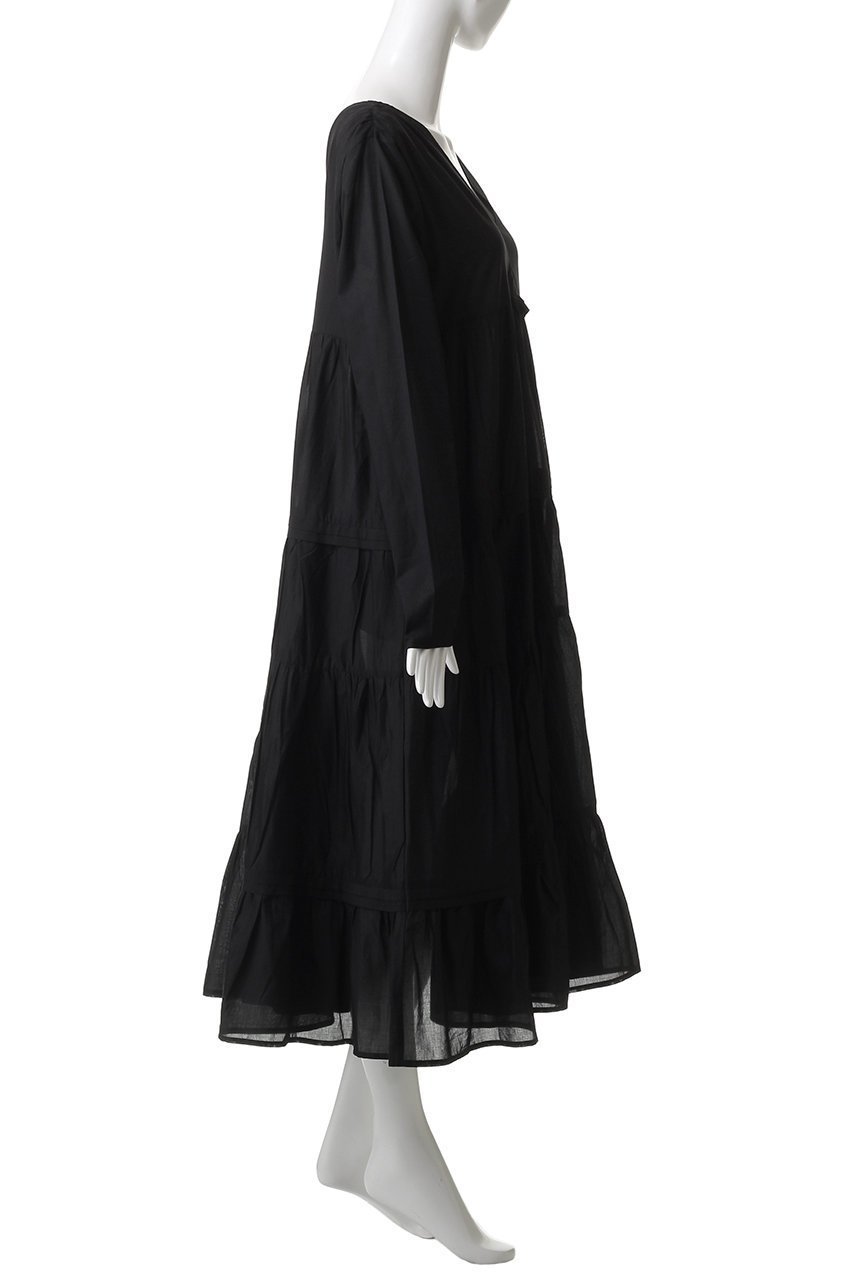 【マーレット/MERLETTE】の【日本限定】ACAPULCO アシンメトリープリーツ Vネックティアードドレス 人気、トレンドファッション・服の通販 founy(ファニー) 　ファッション　Fashion　レディースファッション　Fashion for Women　ワンピース　Dresses　フォーマル・パーティードレス・結婚式用ドレス　Elegant & Casual Dresses　チュニック　Tunic Tops & Dresses　アシンメトリー　Asymmetrical Style　チュニック　Tunic, Long Top　デコルテ　Décolleté, Neckline　ドレス　Dress, One-Piece　フリル　Frill, Ruffle　プリーツ　Pleats, Pleated　モダン　Modern, Contemporary　リゾート　Resort, Vacation Style　新作・新入荷　New Arrivals / New In　other-3|ID: prp329100004658534 ipo3291000000033715769