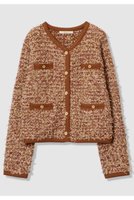 【アナイ/ANAYI】のメランジュツイード カーディガン 人気、トレンドファッション・服の通販 founy(ファニー) ファッション Fashion レディースファッション Fashion for Women トップス・カットソー Cut & Sew Tops ニット Knit Tops & Sweaters カーディガン・羽織り Layered Style Cardigans おすすめ Recommended / Our Picks イタリア Italy オータム Autumn Fashion カラフル Colorful Design カーディガン Cardigan, Knitwear コンパクト Compact, Small Size ツイード Twill, Twill Weave トリミング Trimming, Decorative Edge バランス Balance, Style Balance ボトム Bottoms, Lower Wear ポケット Pocket, Pocket Detail ヴィンテージ Vintage Style 新作・新入荷 New Arrivals / New In |ID:prp329100004658537