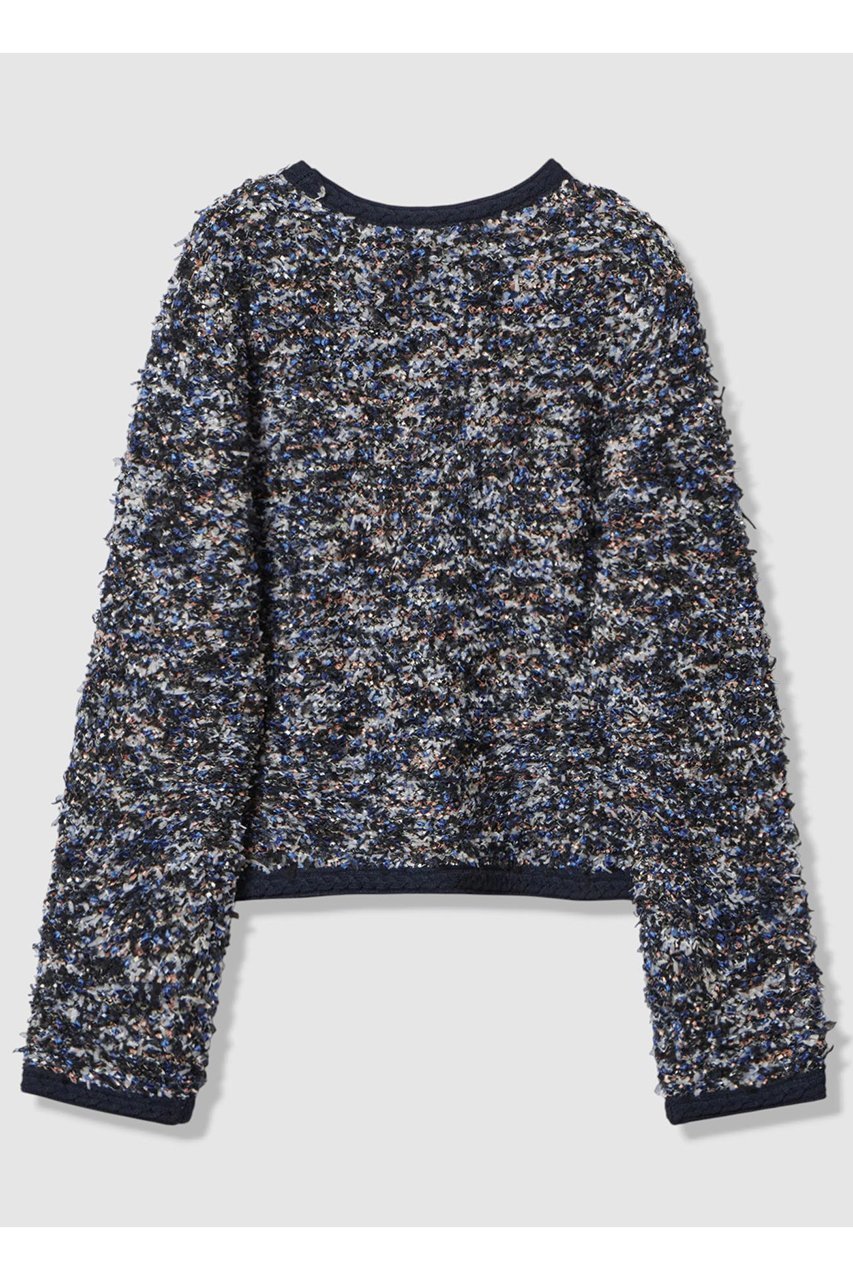 【アナイ/ANAYI】のメランジュツイード カーディガン 人気、トレンドファッション・服の通販 founy(ファニー) 　ファッション　Fashion　レディースファッション　Fashion for Women　トップス・カットソー　Cut & Sew Tops　ニット　Knit Tops & Sweaters　カーディガン・羽織り　Layered Style Cardigans　おすすめ　Recommended / Our Picks　イタリア　Italy　オータム　Autumn Fashion　カラフル　Colorful Design　カーディガン　Cardigan, Knitwear　コンパクト　Compact, Small Size　ツイード　Twill, Twill Weave　トリミング　Trimming, Decorative Edge　バランス　Balance, Style Balance　ボトム　Bottoms, Lower Wear　ポケット　Pocket, Pocket Detail　ヴィンテージ　Vintage Style　新作・新入荷　New Arrivals / New In　other-2|ID: prp329100004658537 ipo3291000000033715798