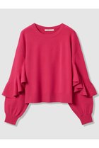 【アナイ/ANAYI】のカスケードスリーブ プルオーバー 人気、トレンドファッション・服の通販 founy(ファニー) ファッション Fashion レディースファッション Fashion for Women トップス・カットソー Cut & Sew Tops ニット Knit Tops & Sweaters カジュアルプルオーバー・ニットトップス Pullovers & Knit Tops / Casual Pullovers コンパクト Compact, Small Size スリーブ Sleeve, Long Sleeve / Short Sleeve ドロップ Drop Shoulder, Dropped Style バランス Balance, Style Balance フリル Frill, Ruffle ボトム Bottoms, Lower Wear ワイド Wide, Wide Fit エレガント 上品 Elegant 新作・新入荷 New Arrivals / New In thumbnail ピンク|ID: prp329100004658538 ipo3291000000033715807