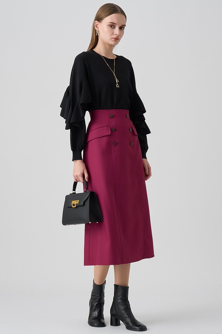 【アナイ/ANAYI】のカスケードスリーブ プルオーバー 人気、トレンドファッション・服の通販 founy(ファニー) 　ファッション　Fashion　レディースファッション　Fashion for Women　トップス・カットソー　Cut & Sew Tops　ニット　Knit Tops & Sweaters　カジュアルプルオーバー・ニットトップス　Pullovers & Knit Tops / Casual Pullovers　コンパクト　Compact, Small Size　スリーブ　Sleeve, Long Sleeve / Short Sleeve　ドロップ　Drop Shoulder, Dropped Style　バランス　Balance, Style Balance　フリル　Frill, Ruffle　ボトム　Bottoms, Lower Wear　ワイド　Wide, Wide Fit　エレガント 上品　Elegant　新作・新入荷　New Arrivals / New In　other-6|ID: prp329100004658538 ipo3291000000033715813