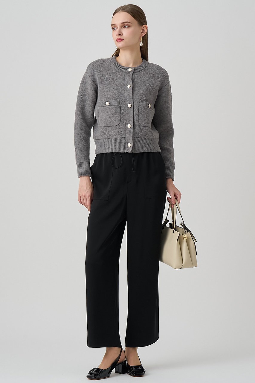 【アナイ/ANAYI】のストレッチサテンポケットパンツ 人気、トレンドファッション・服の通販 founy(ファニー) 　ファッション　Fashion　レディースファッション　Fashion for Women　パンツ　Pants & Trousers　おすすめ　Recommended / Our Picks　サテン　Satin, Glossy Fabric　ストレッチ　Stretch, Stretchy Fabric　セットアップ　Set-Up, Coordinated Outfit　ダブル　Double, Double-Breasted　ポケット　Pocket, Pocket Detail　ワイド　Wide, Wide Fit　エレガント 上品　Elegant　新作・新入荷　New Arrivals / New In　other-3|ID: prp329100004658539 ipo3291000000033715821