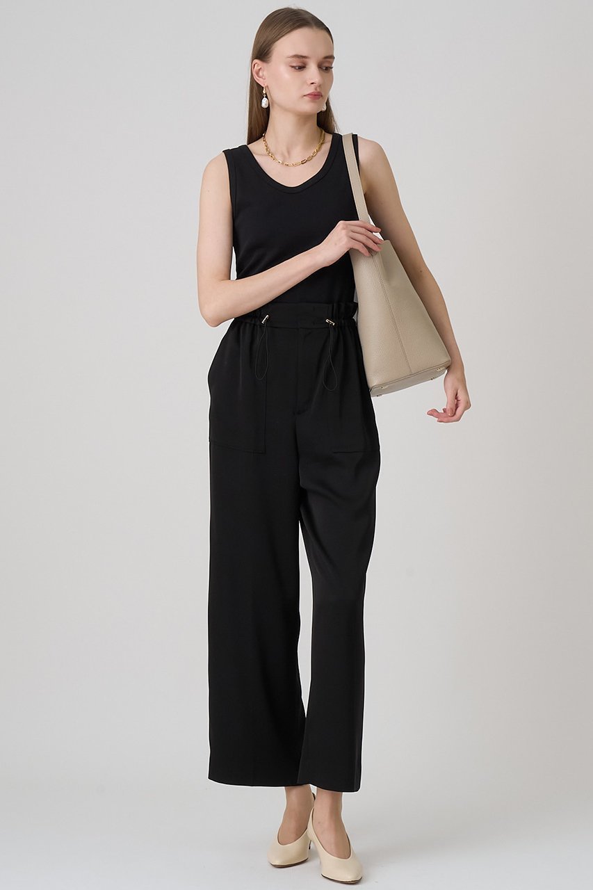 【アナイ/ANAYI】のストレッチサテンポケットパンツ 人気、トレンドファッション・服の通販 founy(ファニー) 　ファッション　Fashion　レディースファッション　Fashion for Women　パンツ　Pants & Trousers　おすすめ　Recommended / Our Picks　サテン　Satin, Glossy Fabric　ストレッチ　Stretch, Stretchy Fabric　セットアップ　Set-Up, Coordinated Outfit　ダブル　Double, Double-Breasted　ポケット　Pocket, Pocket Detail　ワイド　Wide, Wide Fit　エレガント 上品　Elegant　新作・新入荷　New Arrivals / New In　other-4|ID: prp329100004658539 ipo3291000000033715822