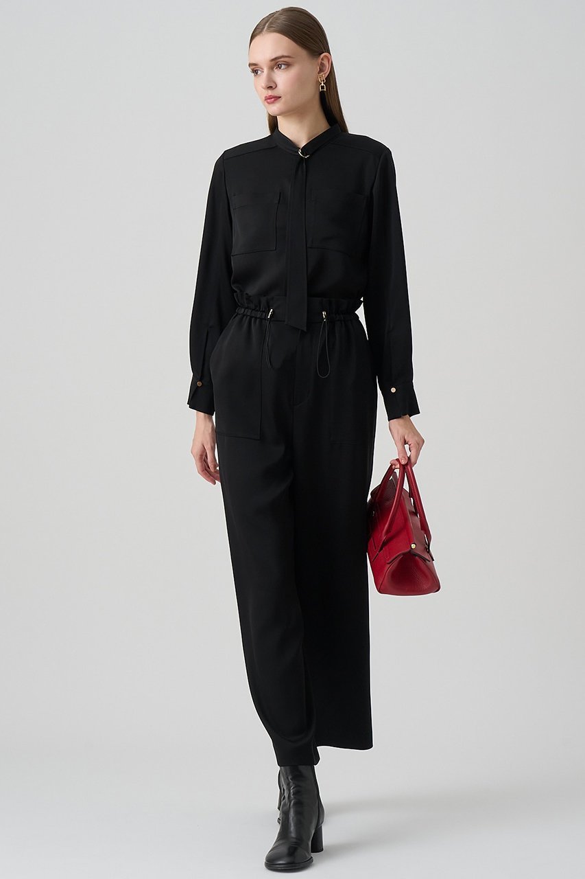 【アナイ/ANAYI】のストレッチサテンポケットパンツ 人気、トレンドファッション・服の通販 founy(ファニー) 　ファッション　Fashion　レディースファッション　Fashion for Women　パンツ　Pants & Trousers　おすすめ　Recommended / Our Picks　サテン　Satin, Glossy Fabric　ストレッチ　Stretch, Stretchy Fabric　セットアップ　Set-Up, Coordinated Outfit　ダブル　Double, Double-Breasted　ポケット　Pocket, Pocket Detail　ワイド　Wide, Wide Fit　エレガント 上品　Elegant　新作・新入荷　New Arrivals / New In　other-5|ID: prp329100004658539 ipo3291000000033715823
