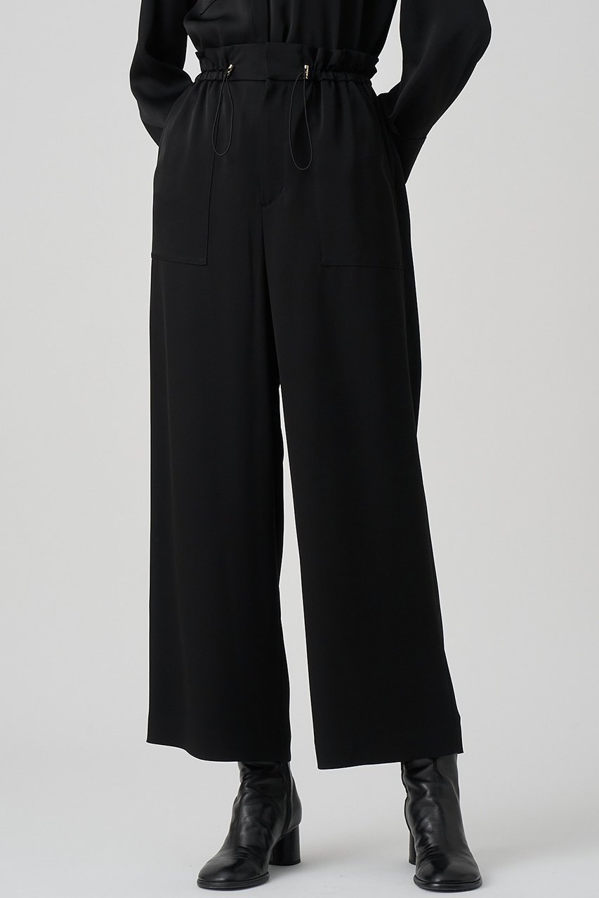 【アナイ/ANAYI】のストレッチサテンポケットパンツ 人気、トレンドファッション・服の通販 founy(ファニー) 　ファッション　Fashion　レディースファッション　Fashion for Women　パンツ　Pants & Trousers　おすすめ　Recommended / Our Picks　サテン　Satin, Glossy Fabric　ストレッチ　Stretch, Stretchy Fabric　セットアップ　Set-Up, Coordinated Outfit　ダブル　Double, Double-Breasted　ポケット　Pocket, Pocket Detail　ワイド　Wide, Wide Fit　エレガント 上品　Elegant　新作・新入荷　New Arrivals / New In　other-6|ID: prp329100004658539 ipo3291000000033715824