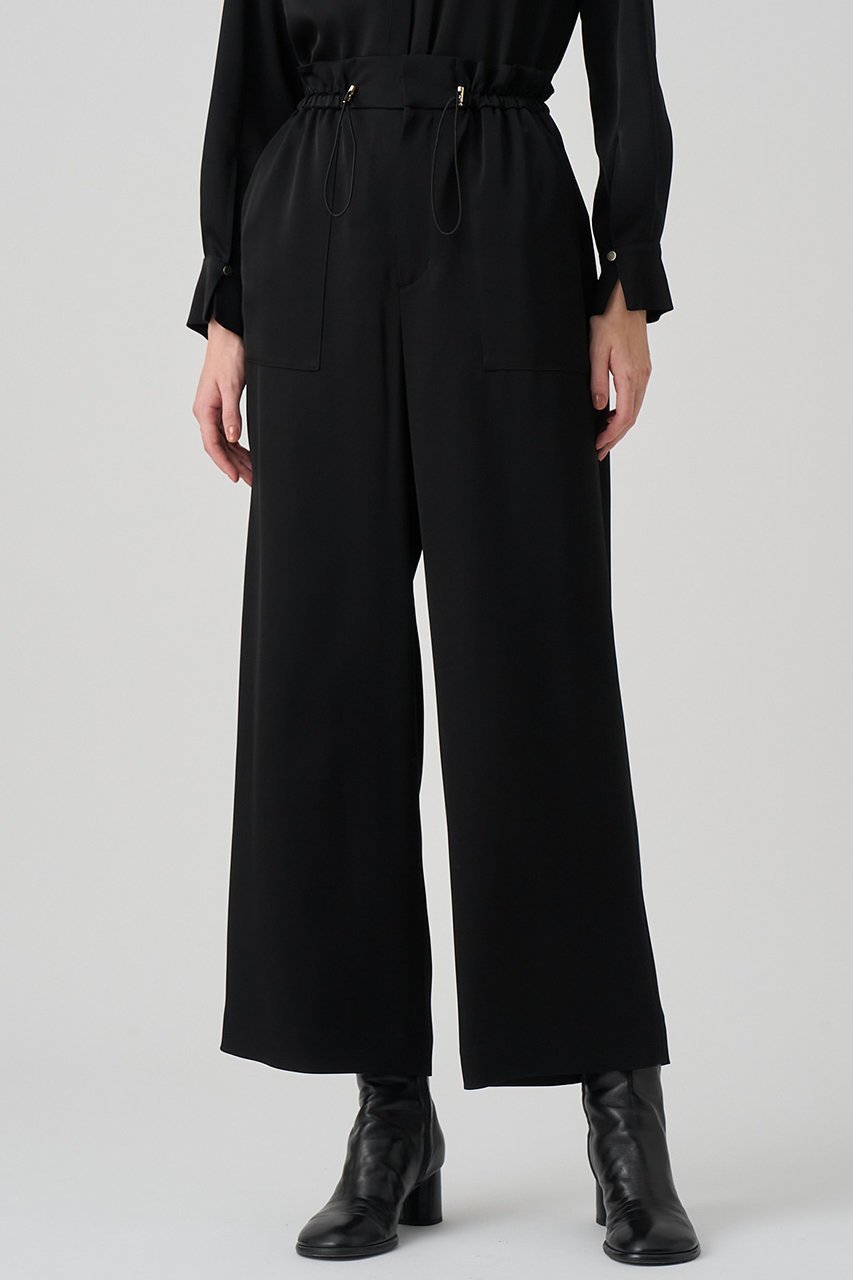 【アナイ/ANAYI】のストレッチサテンポケットパンツ 人気、トレンドファッション・服の通販 founy(ファニー) 　ファッション　Fashion　レディースファッション　Fashion for Women　パンツ　Pants & Trousers　おすすめ　Recommended / Our Picks　サテン　Satin, Glossy Fabric　ストレッチ　Stretch, Stretchy Fabric　セットアップ　Set-Up, Coordinated Outfit　ダブル　Double, Double-Breasted　ポケット　Pocket, Pocket Detail　ワイド　Wide, Wide Fit　エレガント 上品　Elegant　新作・新入荷　New Arrivals / New In　other-7|ID: prp329100004658539 ipo3291000000033715825