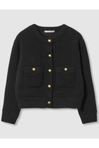 【アナイ/ANAYI】のウールブークレブルゾン カーディガン 人気、トレンドファッション・服の通販 founy(ファニー) ファッション Fashion レディースファッション Fashion for Women トップス・カットソー Cut & Sew Tops ニット Knit Tops & Sweaters カーディガン・羽織り Layered Style Cardigans おすすめ Recommended / Our Picks エレガント 上品 Elegant カーディガン Cardigan, Knitwear ショルダー Shoulder, Shoulder Strap ショート Short, Short Length ドロップ Drop Shoulder, Dropped Style ブルゾン Blouson, Bomber Jacket メタル Metal, Metal Parts 今秋 This Fall 新作・新入荷 New Arrivals / New In thumbnail ブラック|ID: prp329100004658541 ipo3291000000033715838